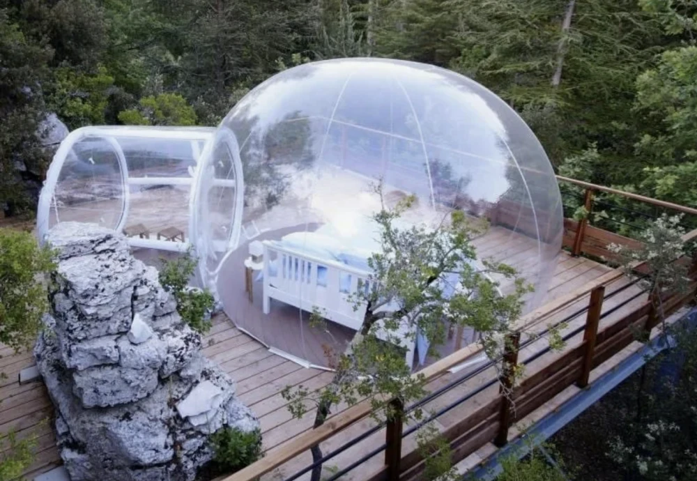 bubble tent glamping hotel